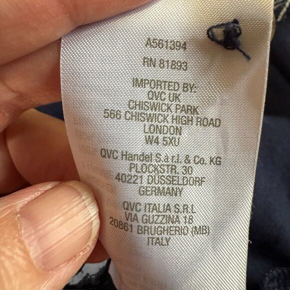 Isaac Mizrahi Live! Essentials Regular Pima Cotton Tunic Blue A561394 5XL - Picture 6 of 9